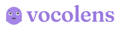 Vocolens AI voice journal logo